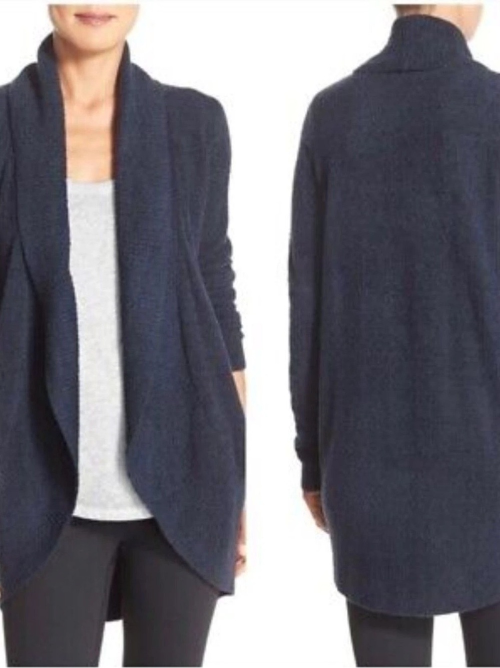 Barefoot Dreams Cozychic Light Cardigan Sweater
Navy
Size M
EUC - Picture 2 of 5